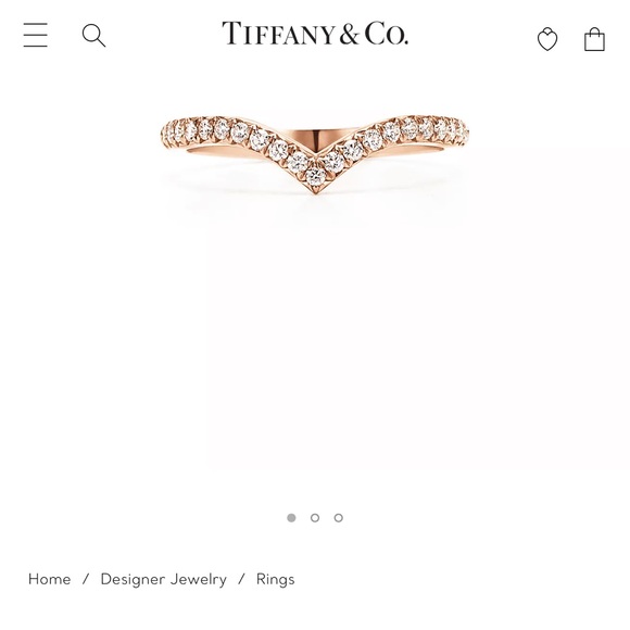 Tiffany soleste v ring size 4.5 rosegold - Picture 1 of 1